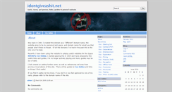 Desktop Screenshot of idontgiveashit.net